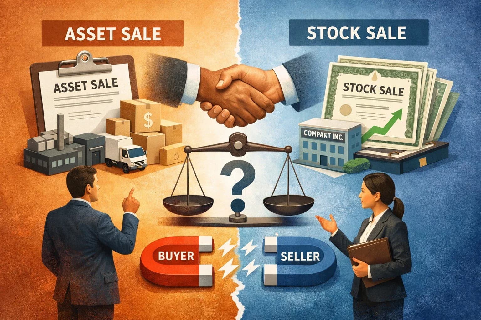 Asset sale vs stock sale comparison